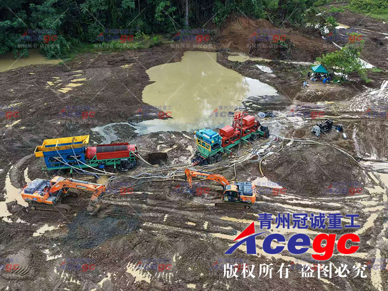 哥倫比亞沙金設(shè)備